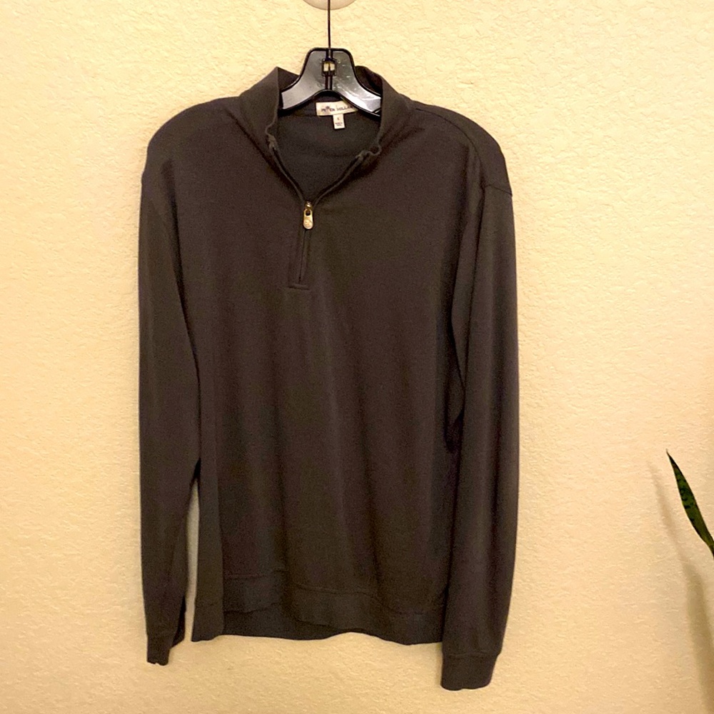Peter Miller - 1/4 Zip - Steel Grey
